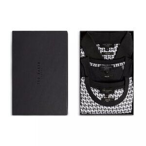 Ted Baker Men's Black Short Sleeve Gift Set - 3 Shirts - USA Size Large (EU4).